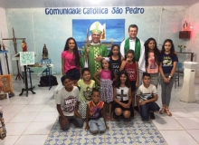 Visita  Comunidade So Pedro: Celebrao Eucarstica e Batizado